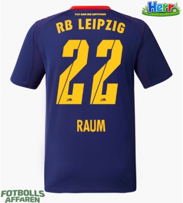 RB Leipzig David Raum #22 Bortatröja 2025-26 Kortärmad
